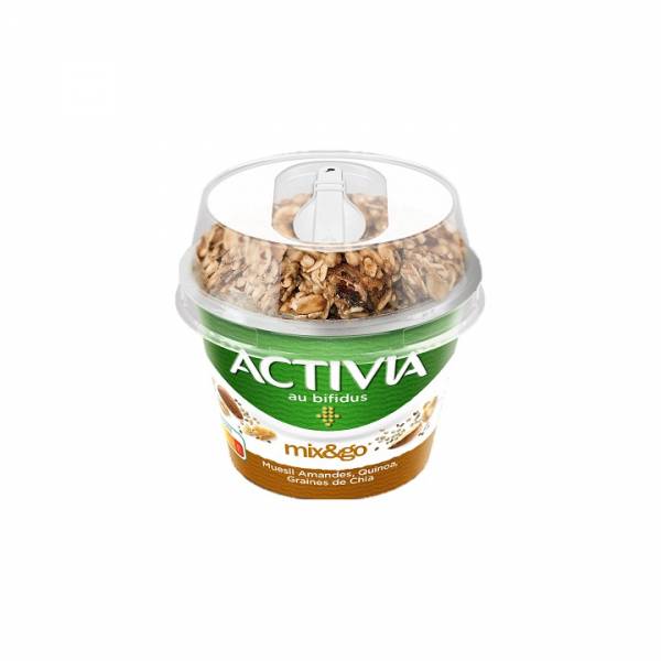 Activia Mix&Go dans nos distributeurs automatiques de snacking l'Arôme à Marseille