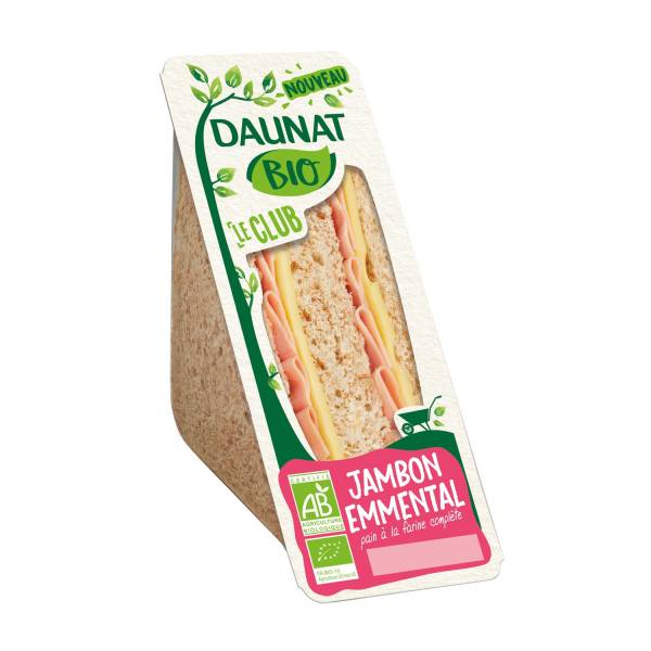 Sandwich bio Daunat dans les distributeurs snacking de l'Arome à Marseille